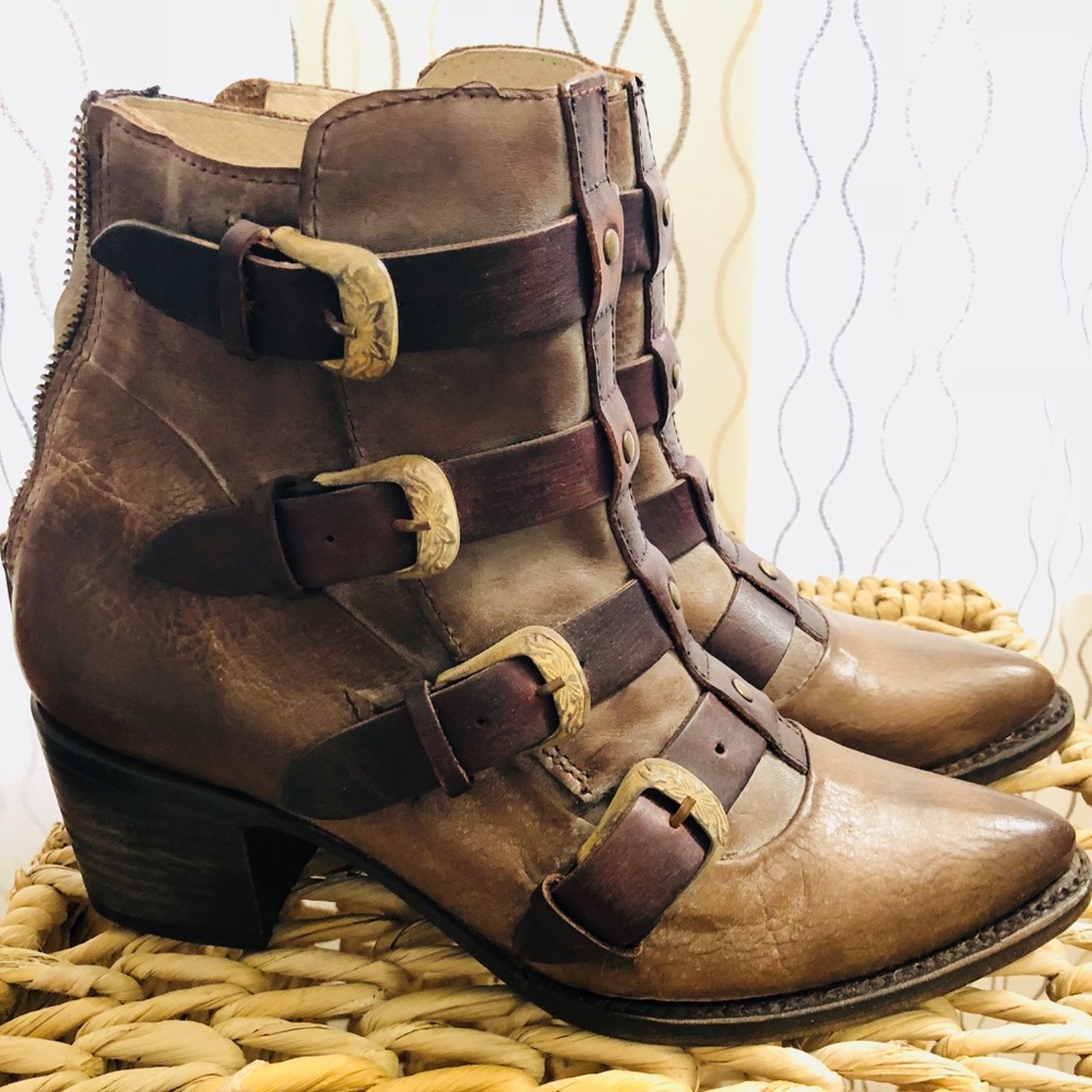 FREEBIRD by Steven Tate Ankle Boot (Brown)